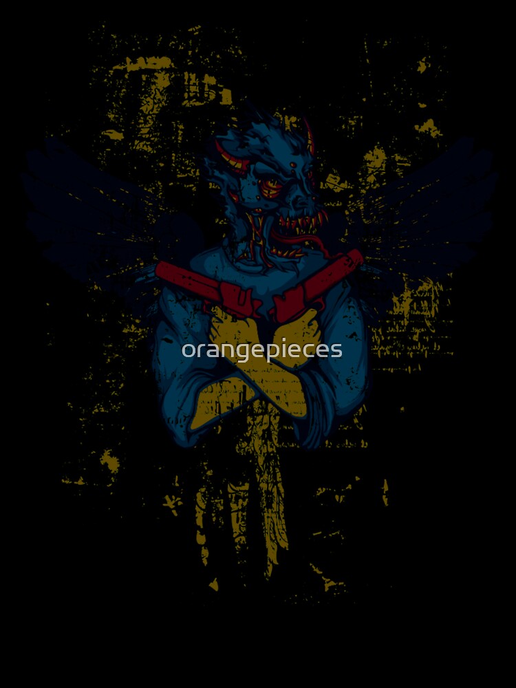 Winged Dragon Hog Face Shirt by Orange Pieces