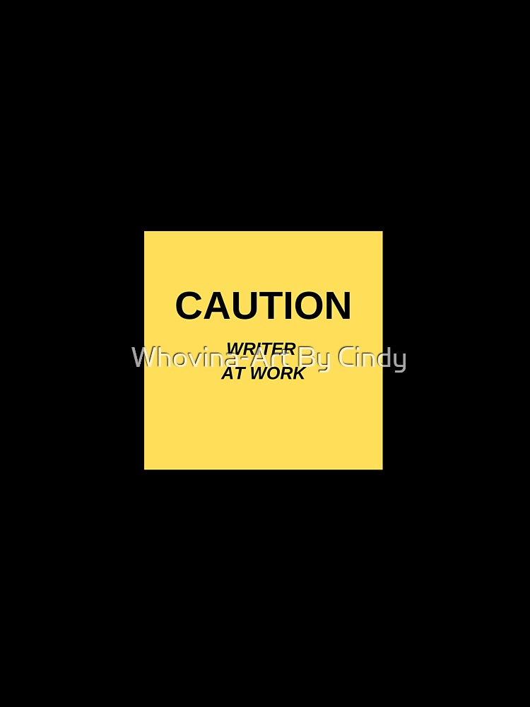 Writer Caution Mug by Whovina-Art By Cindy