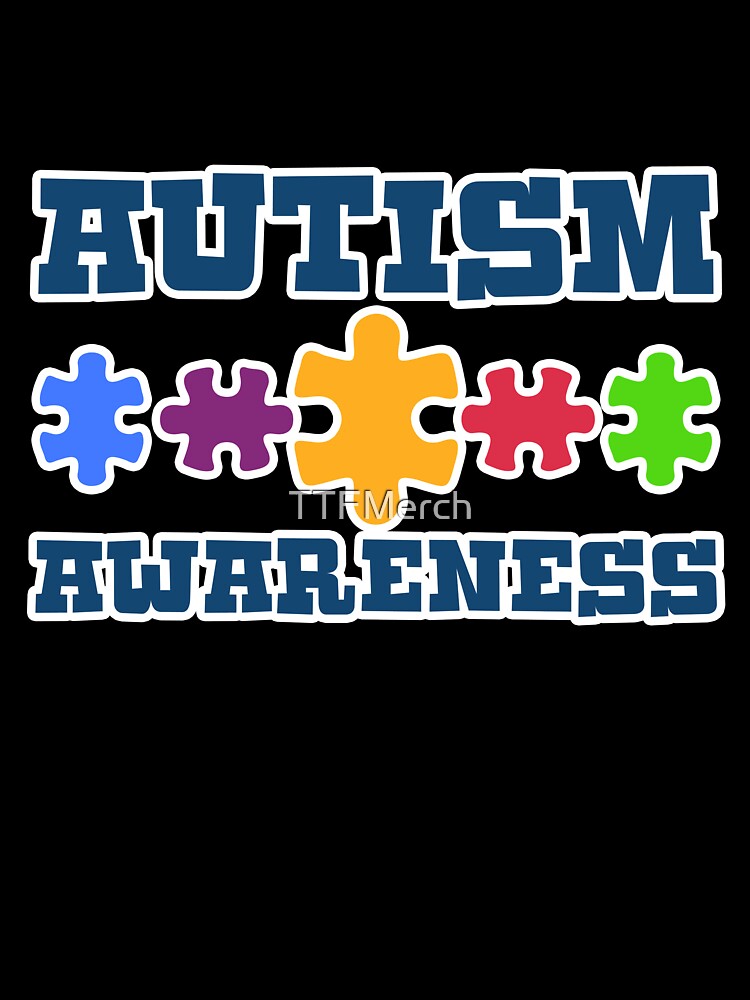 Colorful Puzzle Autism Awareness Novelty Gift by TTFMerch
