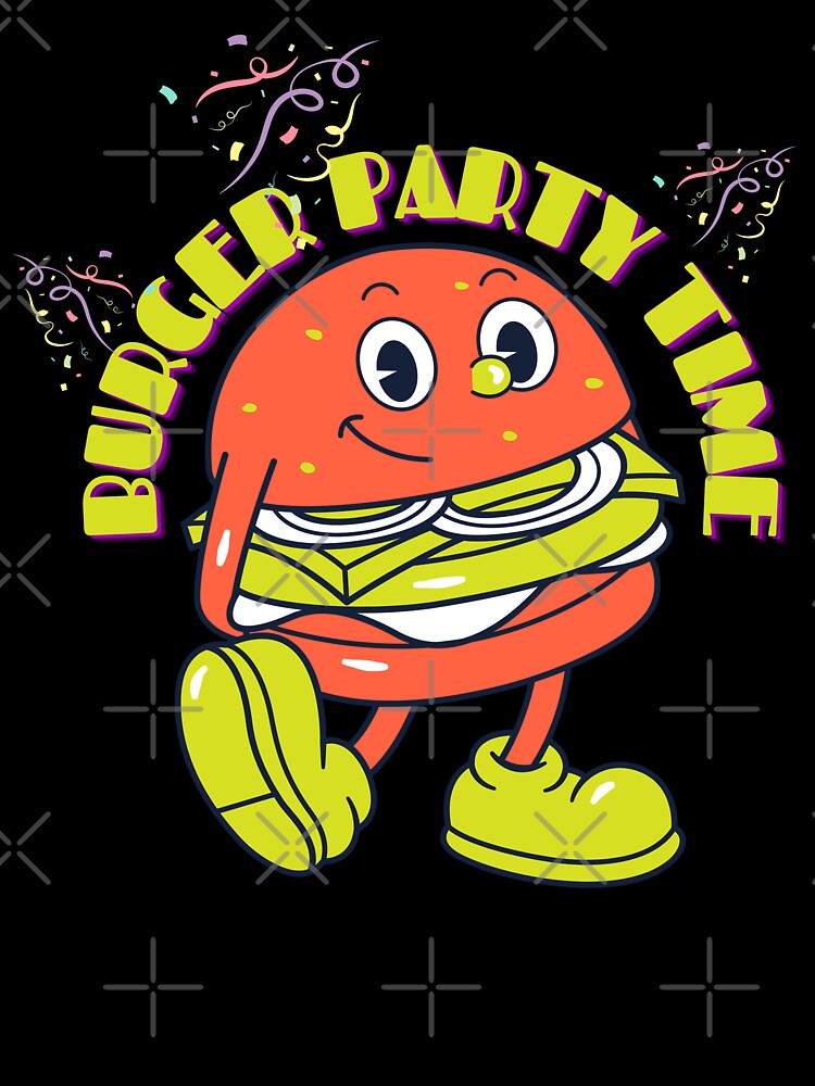 Burger Party Time - Burger Enjoying - Burger Lover by designerpriti