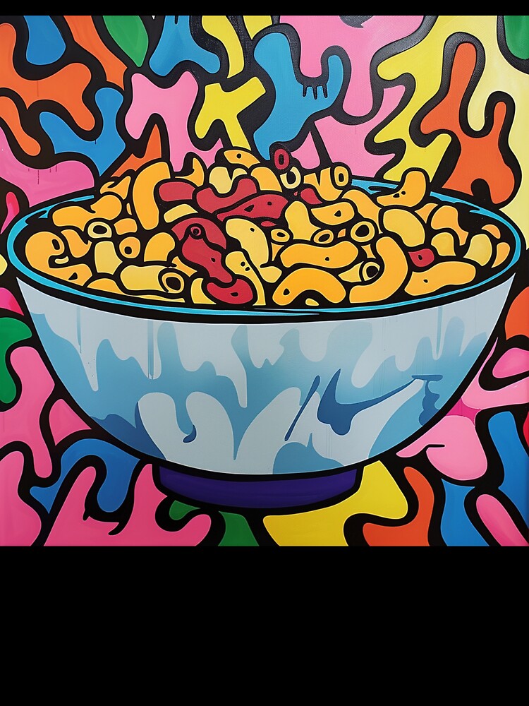 Macaroni Pasta Pop Art 3 by AstroRisq