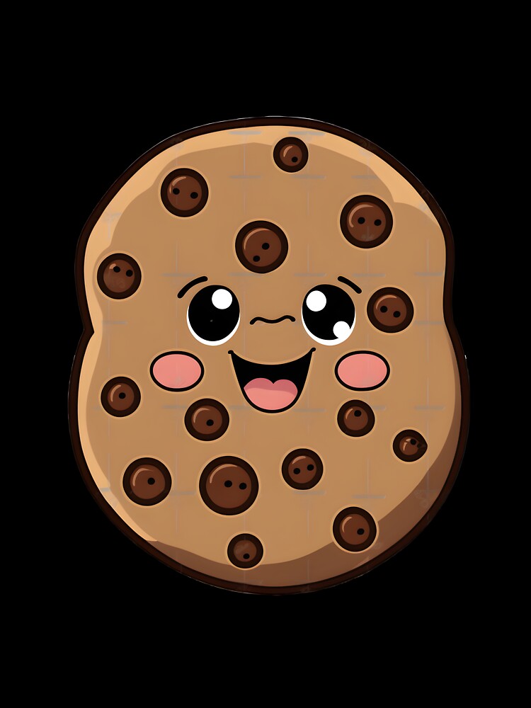 kawaii chocolate chip cookie by R.L cases and stickers