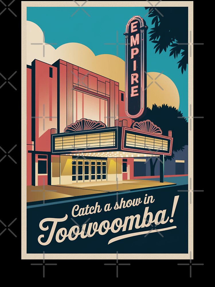 Toowoomba Vintage Travel Poster by TravelerRat