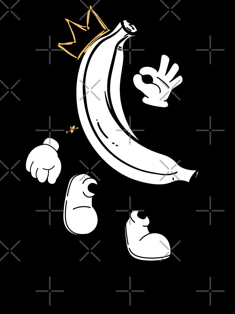 Banana Sk8 Retro Cartoon Skate Or Ride by SeNsArtGallery