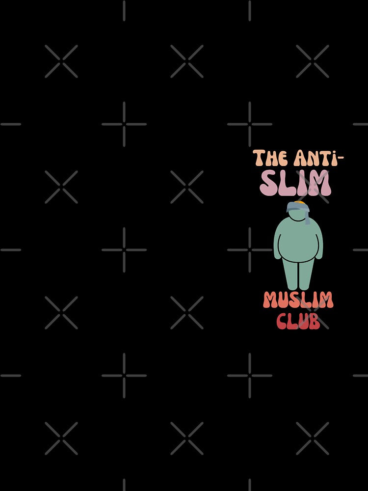 The Anti-Slim Muslim Club funny Muslim Pun | Design 1/4 by ASealsLab