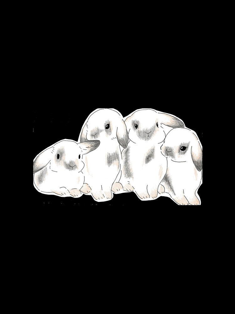 bunny cuddle puddle by Ashten Cardoso