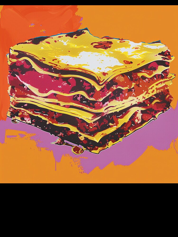 Lasagna Pop Art 8 by AstroRisq