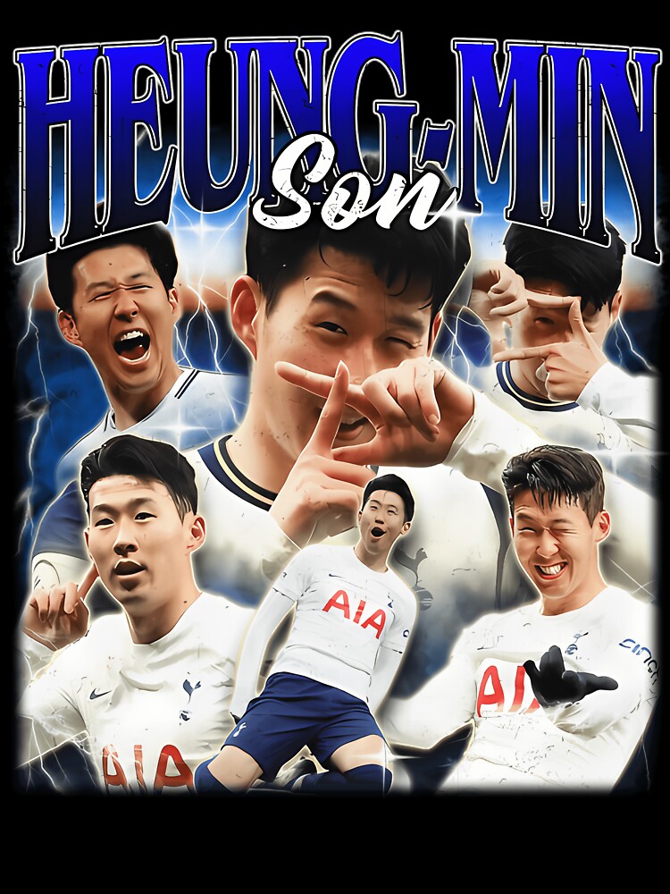 Son Heung-Min Soccer Legend Vintage by JoyHyatt