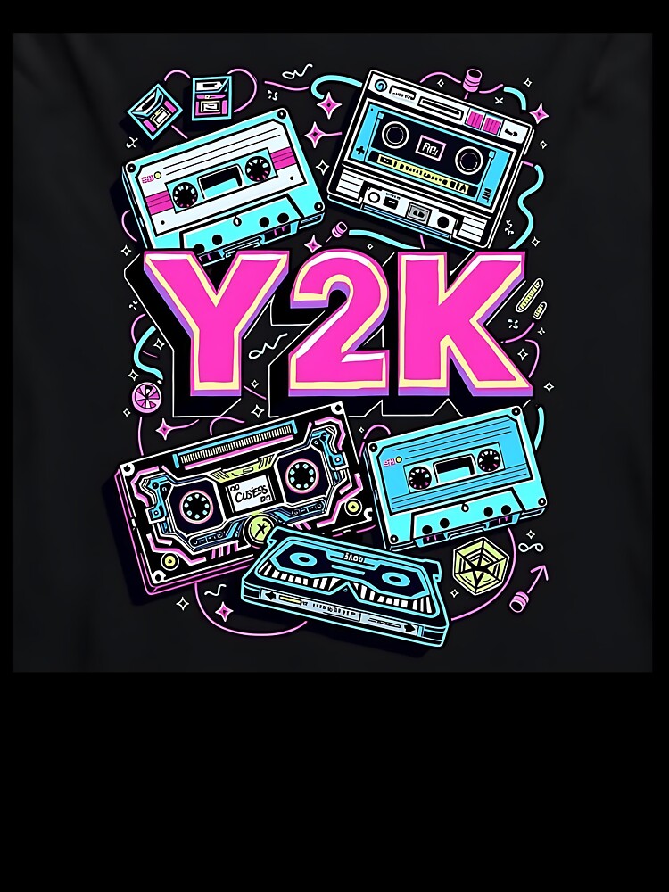Y2K RETRO CASSETTE TSHIRT by giftoracreation