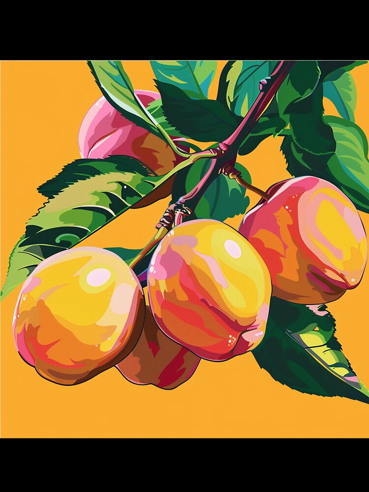 Apricot Pop Art 3 by AstroRisq