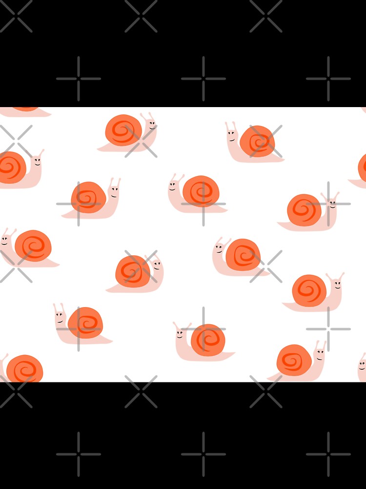 cute snails - pink and orange by littlearrow