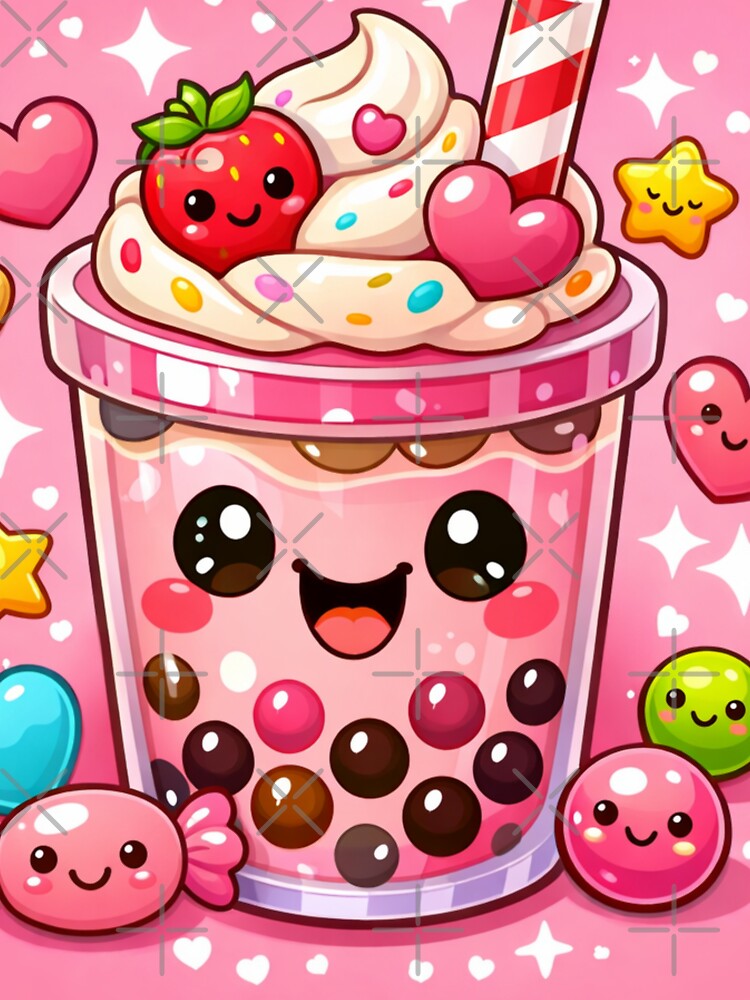 Kawaii Bubble Tea – Cute Sweet Drink by Aramdesing