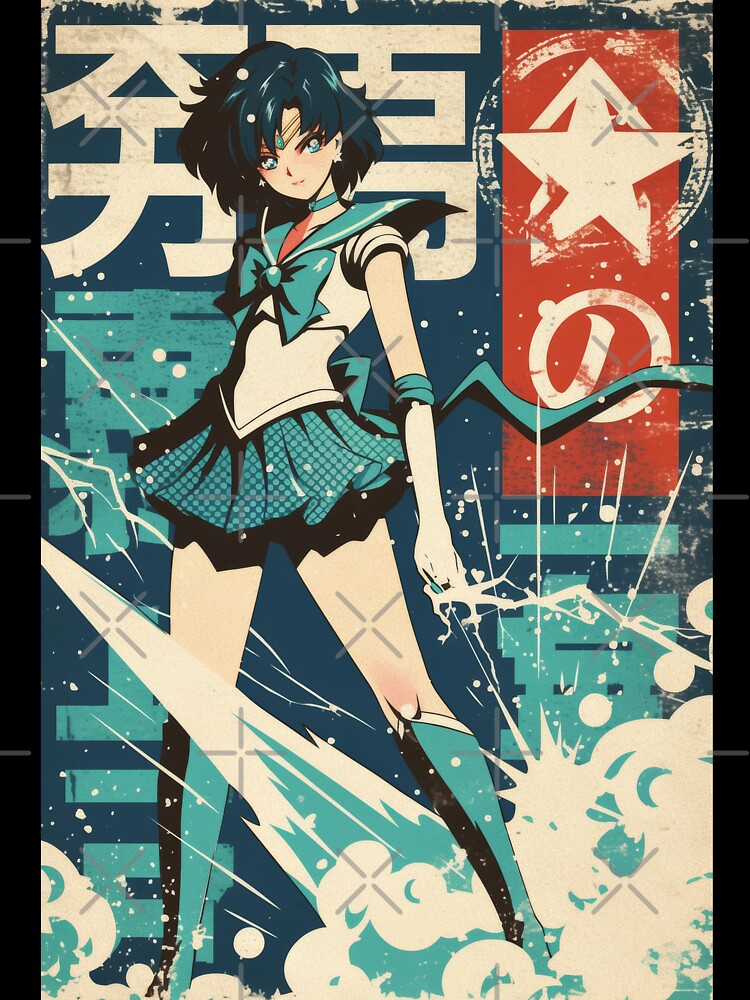 Sailor Mercury Battle Ready by AnimeArsenalPrints