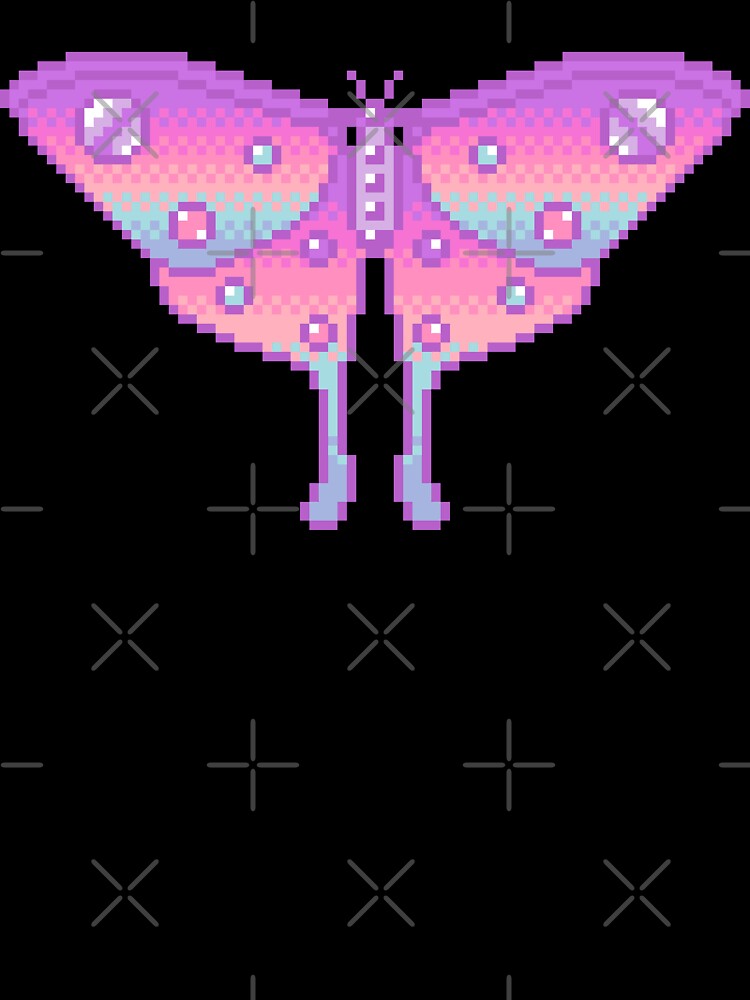 Moth Pixel Art by AlleenasPixels
