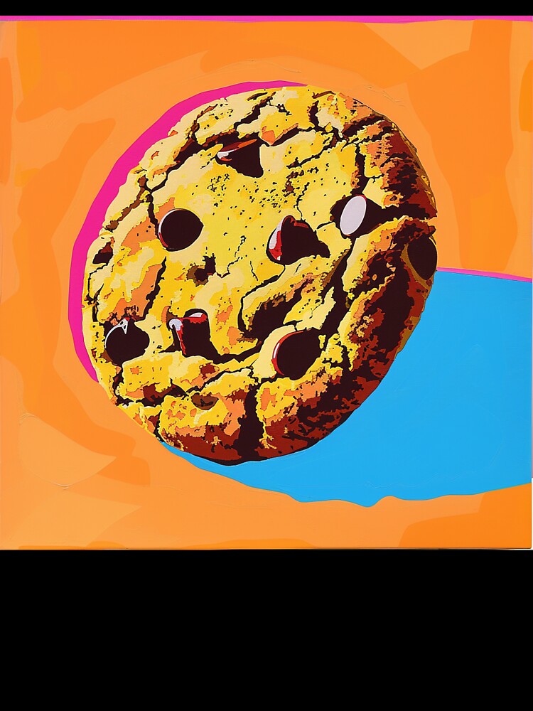 Chocolate Chip Cookie Pop Art 11 by AstroRisq