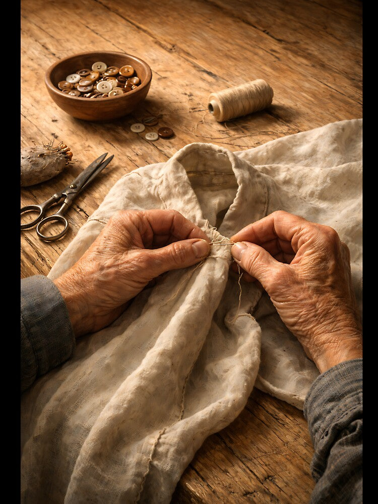 Hand-Stitched Quiet - Simple Living by bapupa