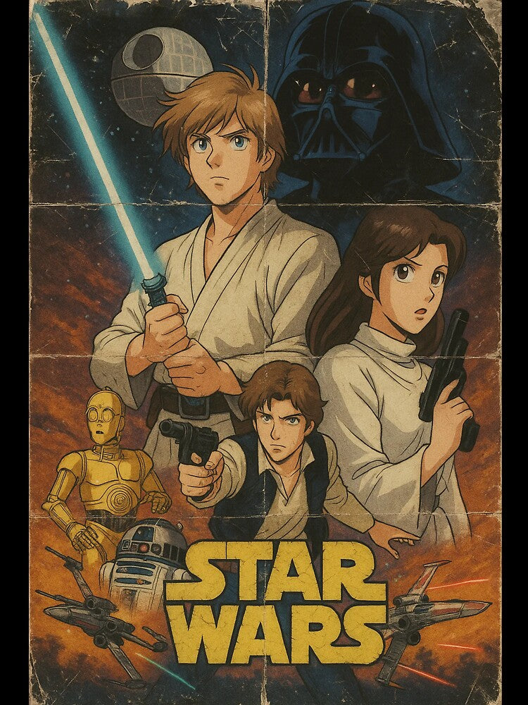 The Force Within - Anime Poster by ArtDavidAllan