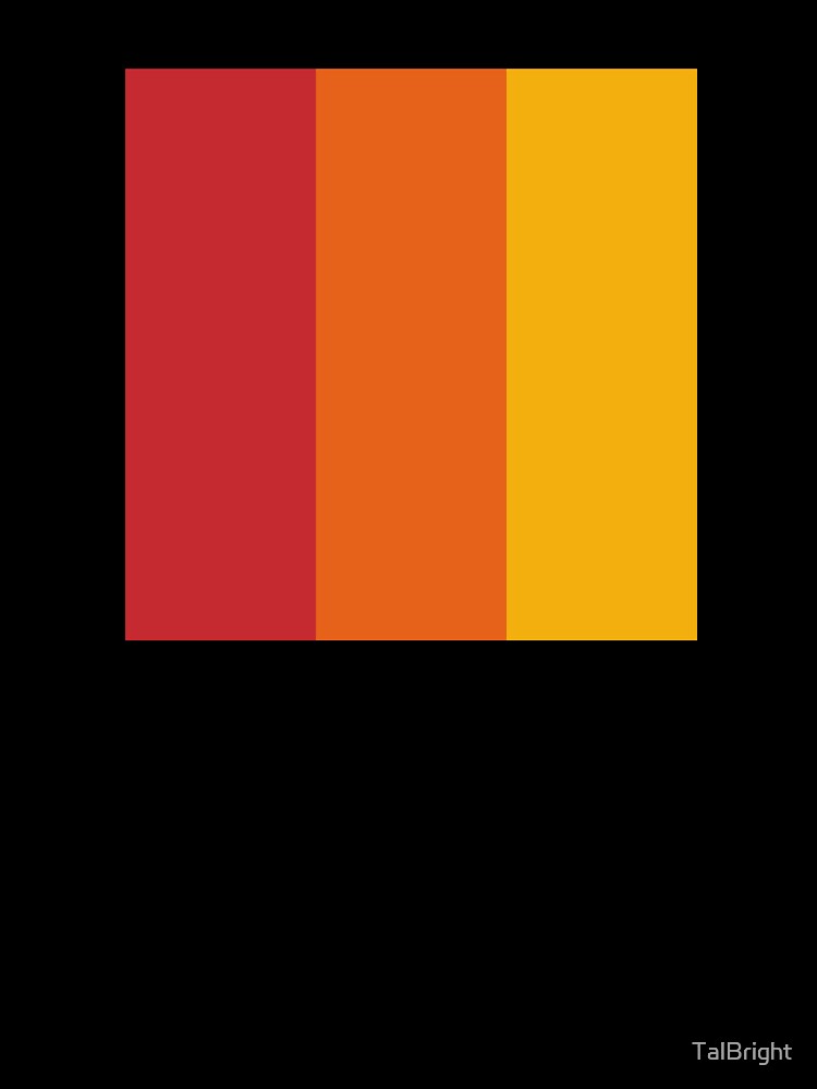 Retro stripes warm colours by TalBright