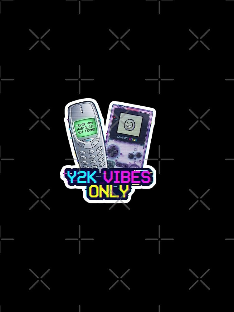 Y2K Vibes Only – Retro 2000s Aesthetic Pop Art | Gen Z Style Design by Wonder Pixel Studio