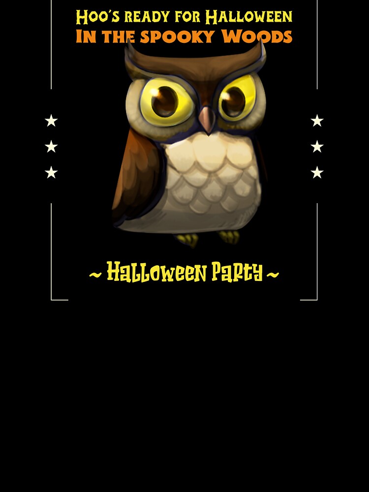 Hoo’s Ready for Halloween in the Spooky Woods – Party by Novel Works Studio