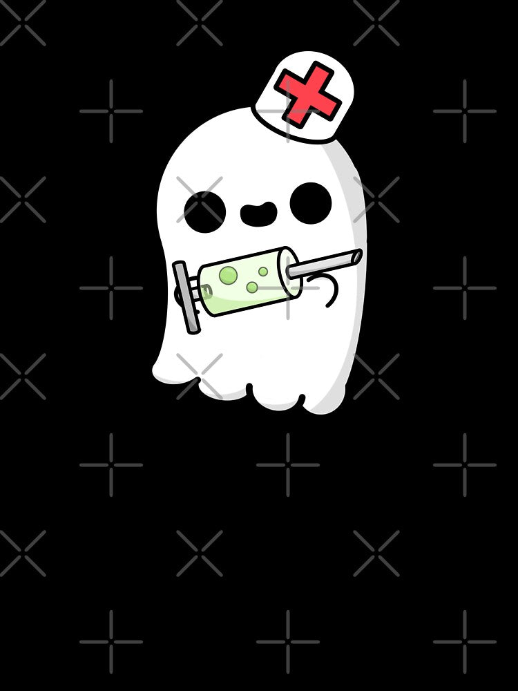 Cute Cartoon Ghost || Kawaii Halloween by cookingwithten