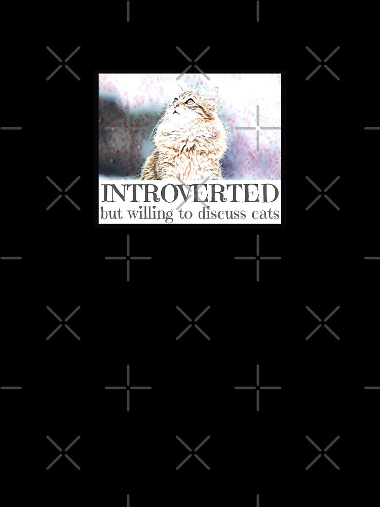 Introverted but willing to discuss cats, introvert humor, introvert memes, introvert life, introverting, infj, intj, introverts be like by The Snarky Psychologist