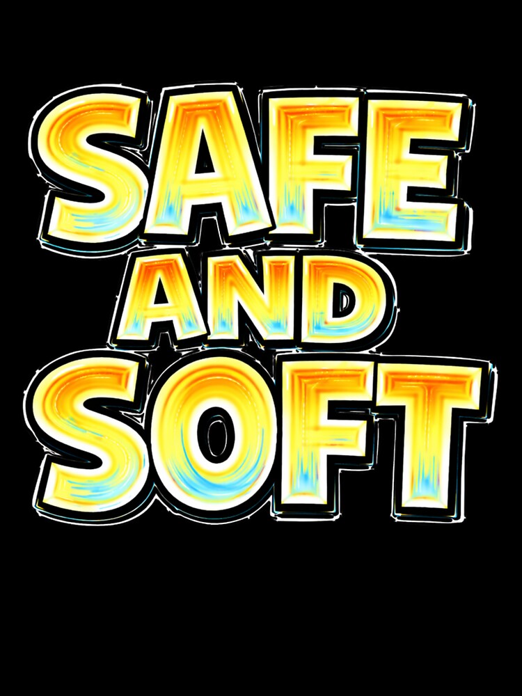 SAFE AND SOFT – hand drawn childlike typography by Mac Sketches