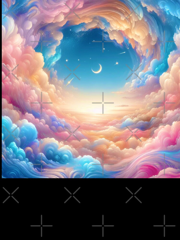 Cotton Candy Sky by Myra365Art