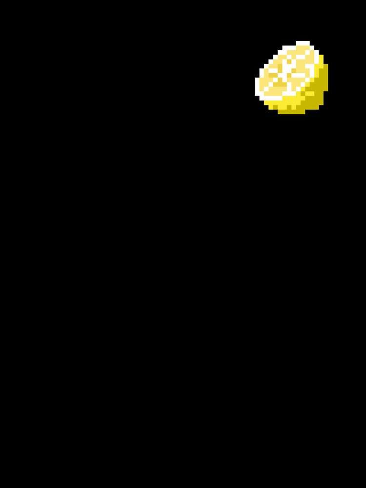 Pixel Lemon Slice - pixel food art by LittleFoodShop