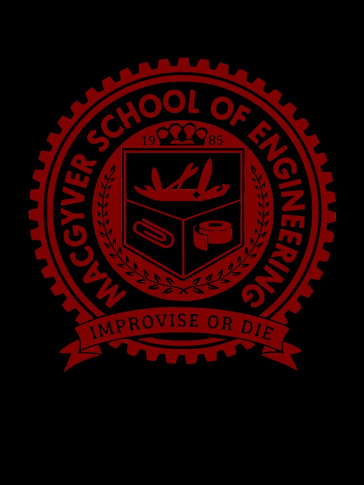 MacGyver School of Engineering logo vintage by MYKELBRYAN