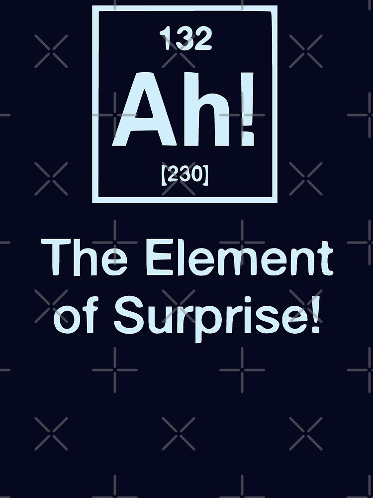 Ah - The Element of Surprise by realmatdesign