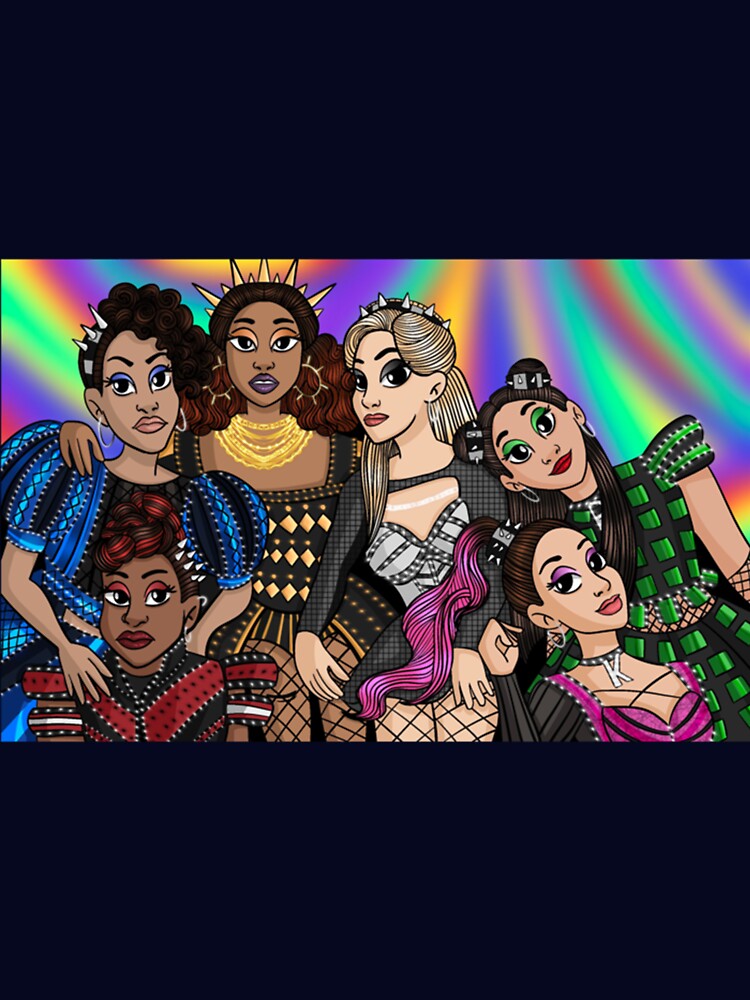 Six The Musical Broadway Cast Premium T-Shirt by Declinedfisher