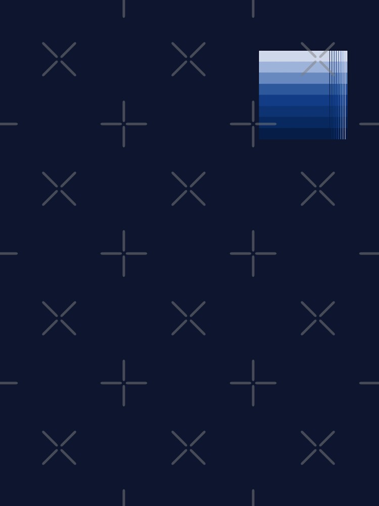 Simple design with shades from light blue to dark blue ocean colors by Cherevan