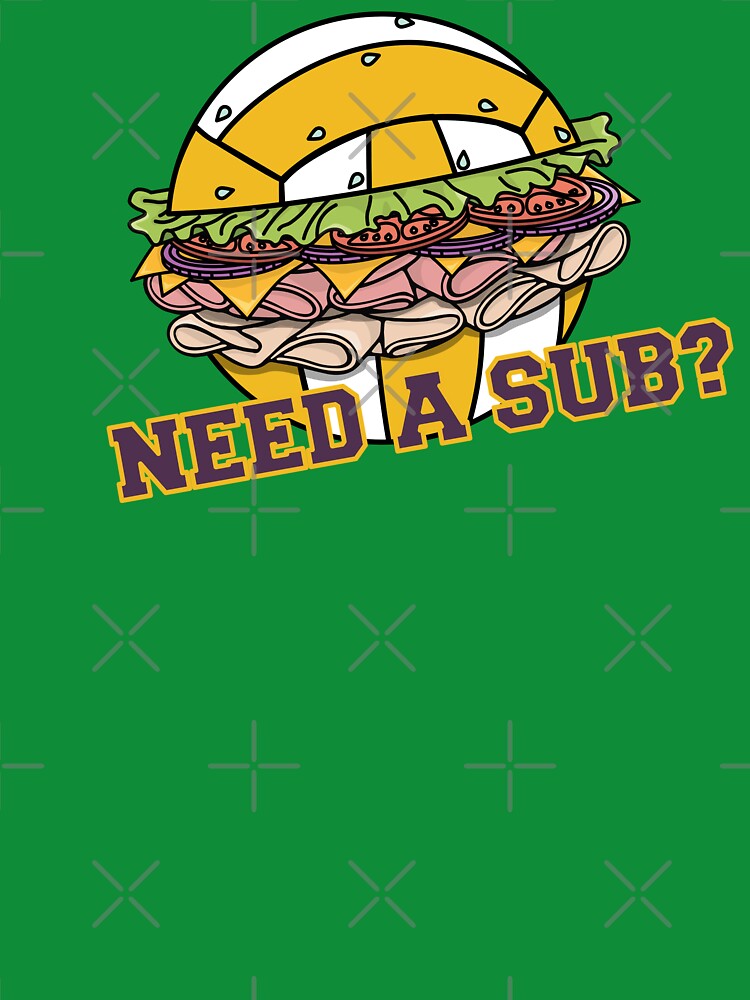 Need a Volleyball Sub by Three Caws Creative