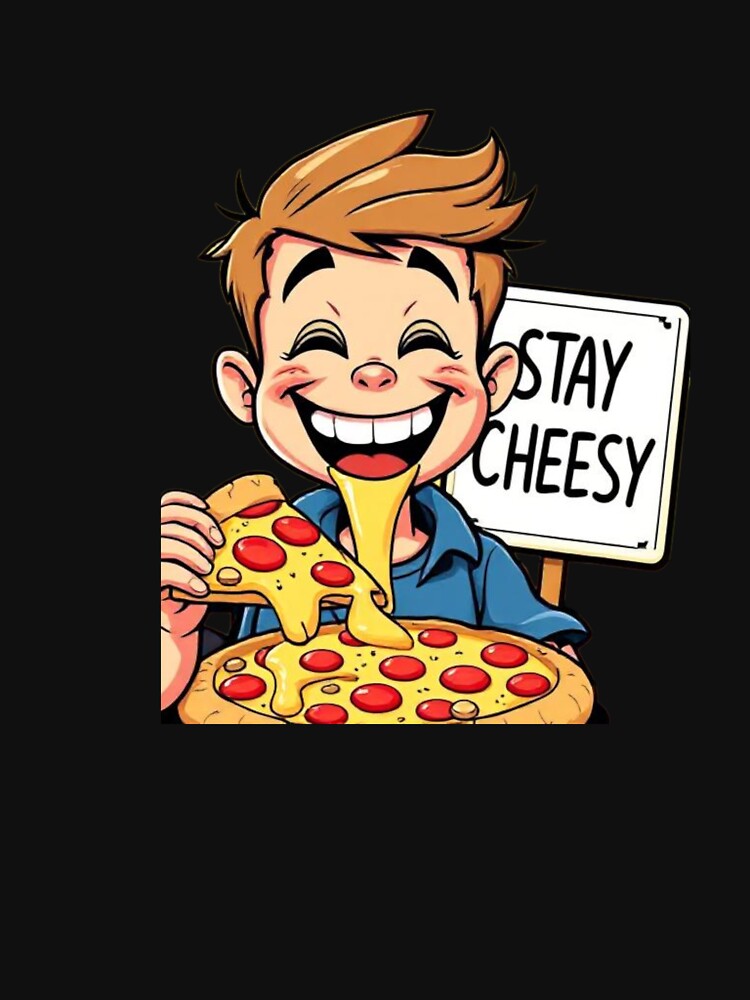 Stay Cheesy Funny Pop Art Collection by SaucyFoodTruck