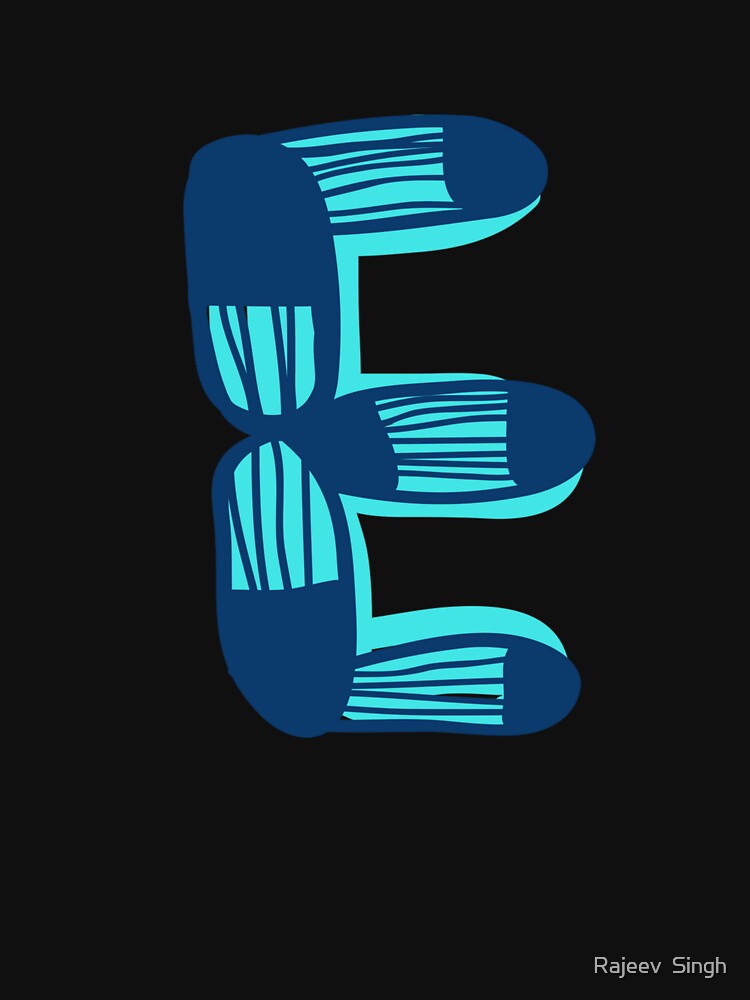 Initial Monogram E by Rajeev Singh