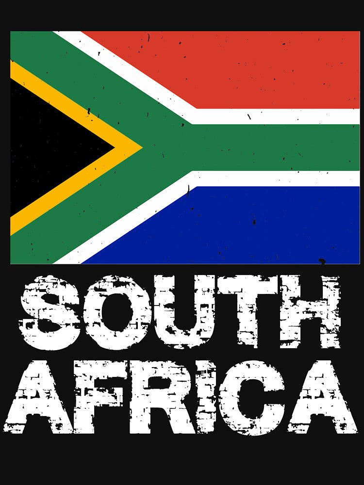 South Africa Flag T-Shirt for Men and Women by AllStarMerch