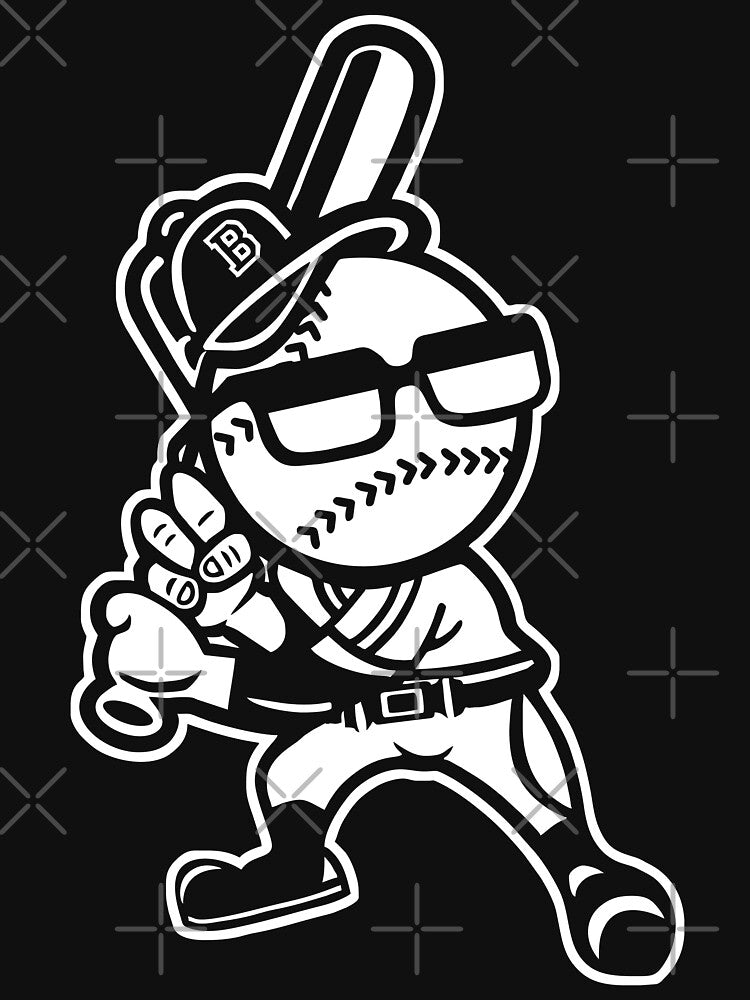Brooklyn Baseball Cartoon by Cheap Women's Shirts