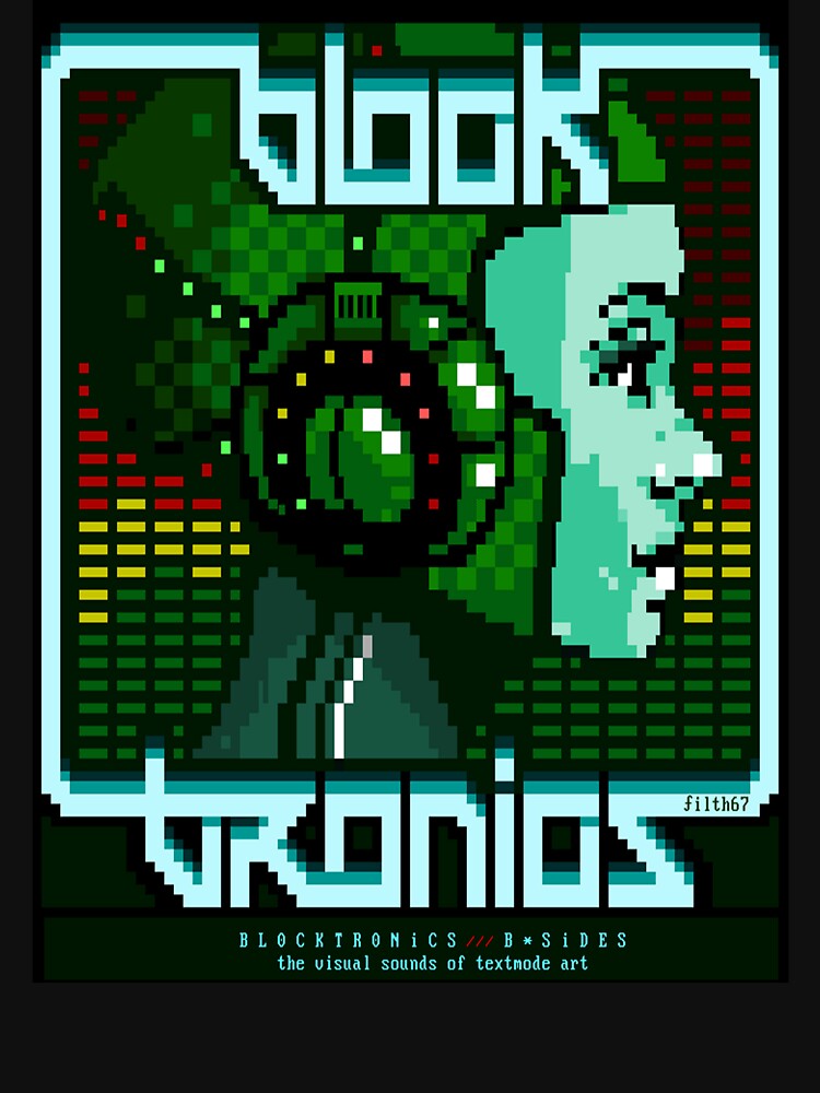 .nfo Cover for Blocktronics B-Side Release by Joshua Hillyard