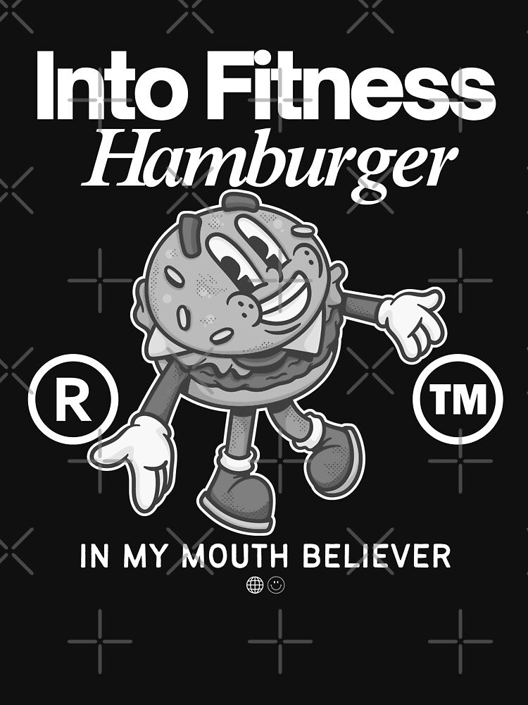 Into fitness hamburger in my mouth by Peerless-Prime