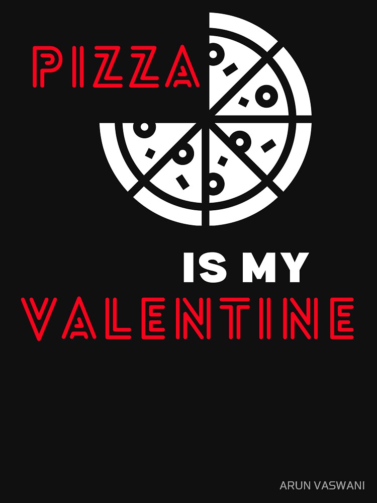 PIZZA IS MY VALENTINE CHEESE ICON AND ILLUSTRATION by ARUN VASWANI