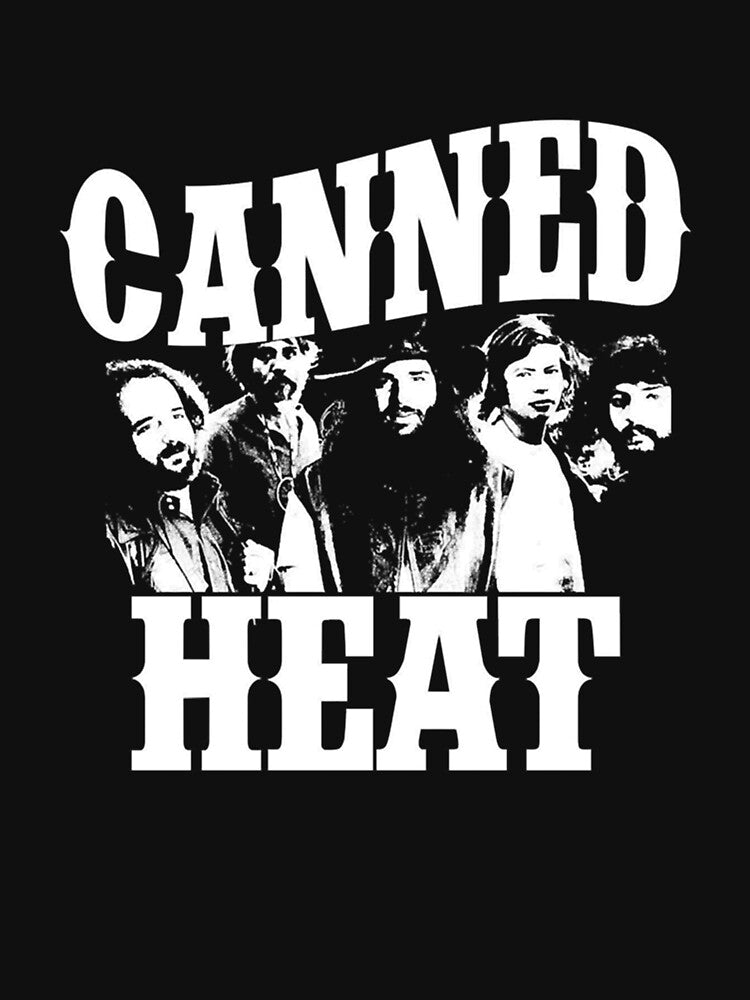 Canned Heat white vintage by DOUGLASLUKE