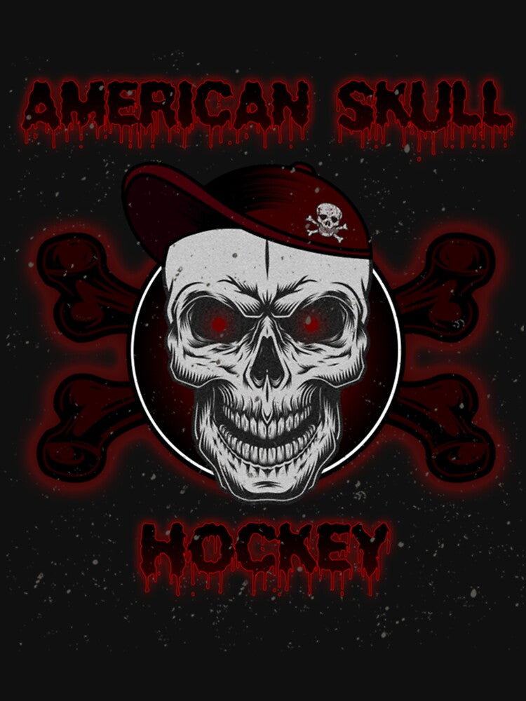 American Skull Hockey Unisex Classic T-Shirt by joannonapk6