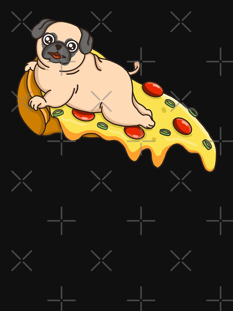 Pug Pizza by Kimprut