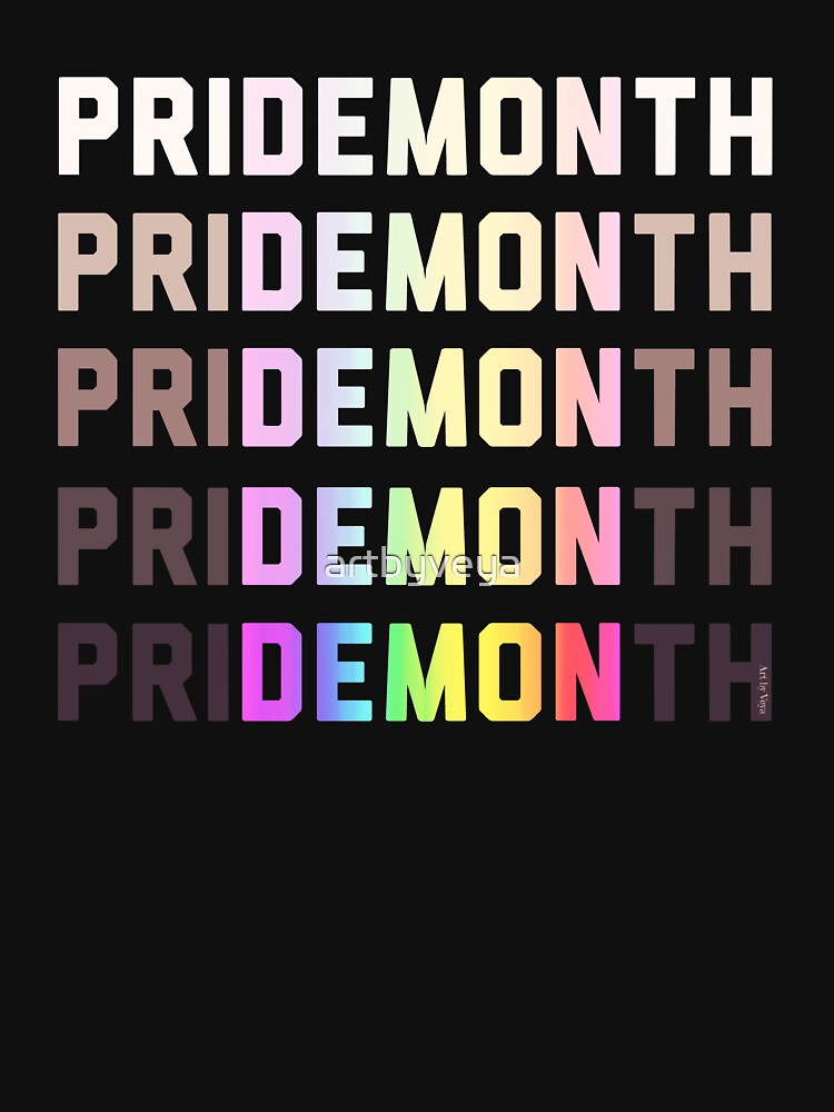 PriDEMONth rainbow vintage by Art by Veya