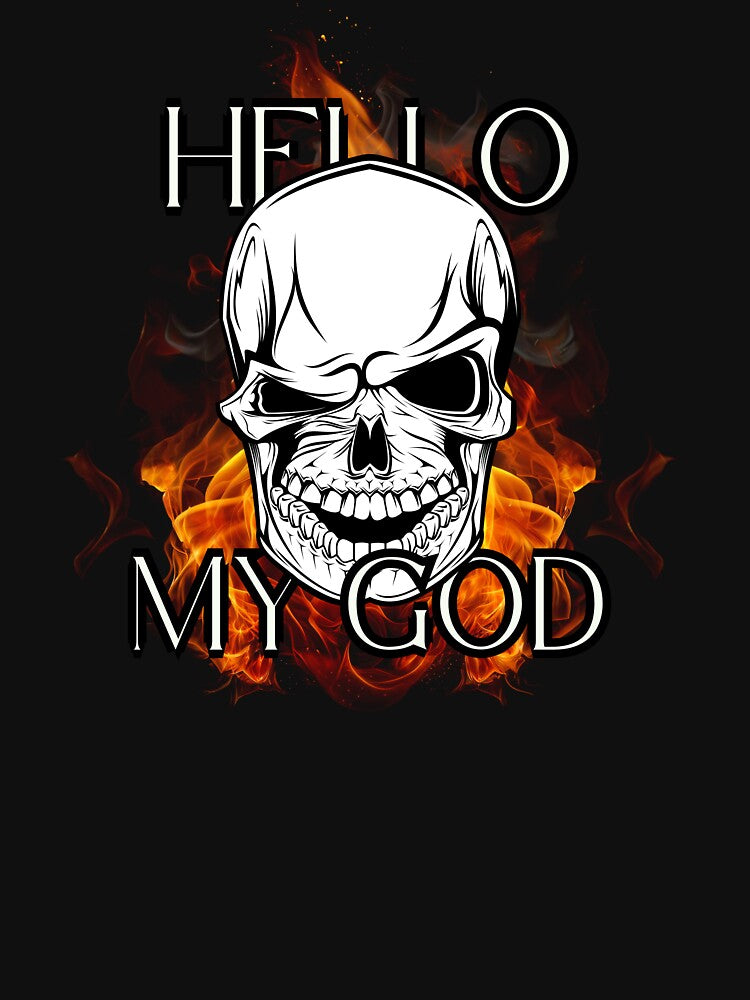 THRIVIA Hello My God T-Shirt by THRIVIA
