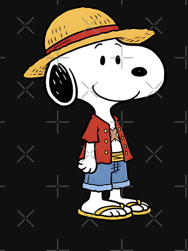 Snoopy as Luffy by yresa