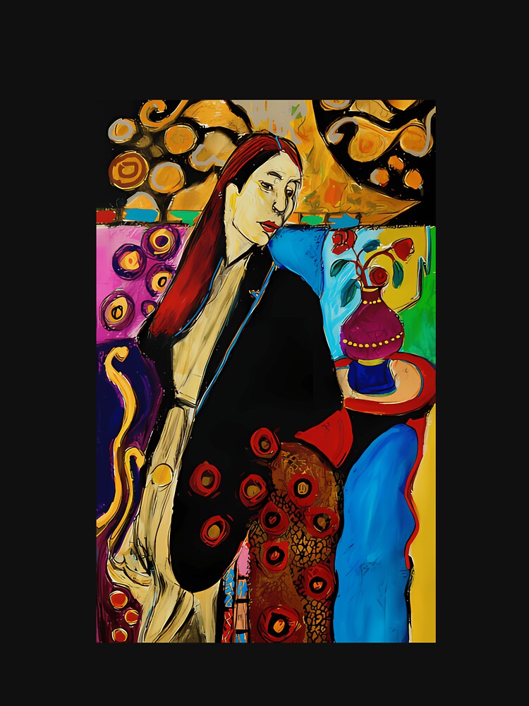 Vibrant Expressionist Woman Portrait by Ranicholasyy