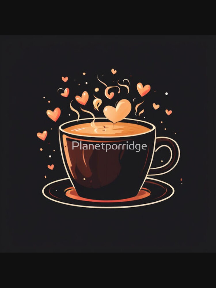 Coffee With Hearts Art by Planetporridge