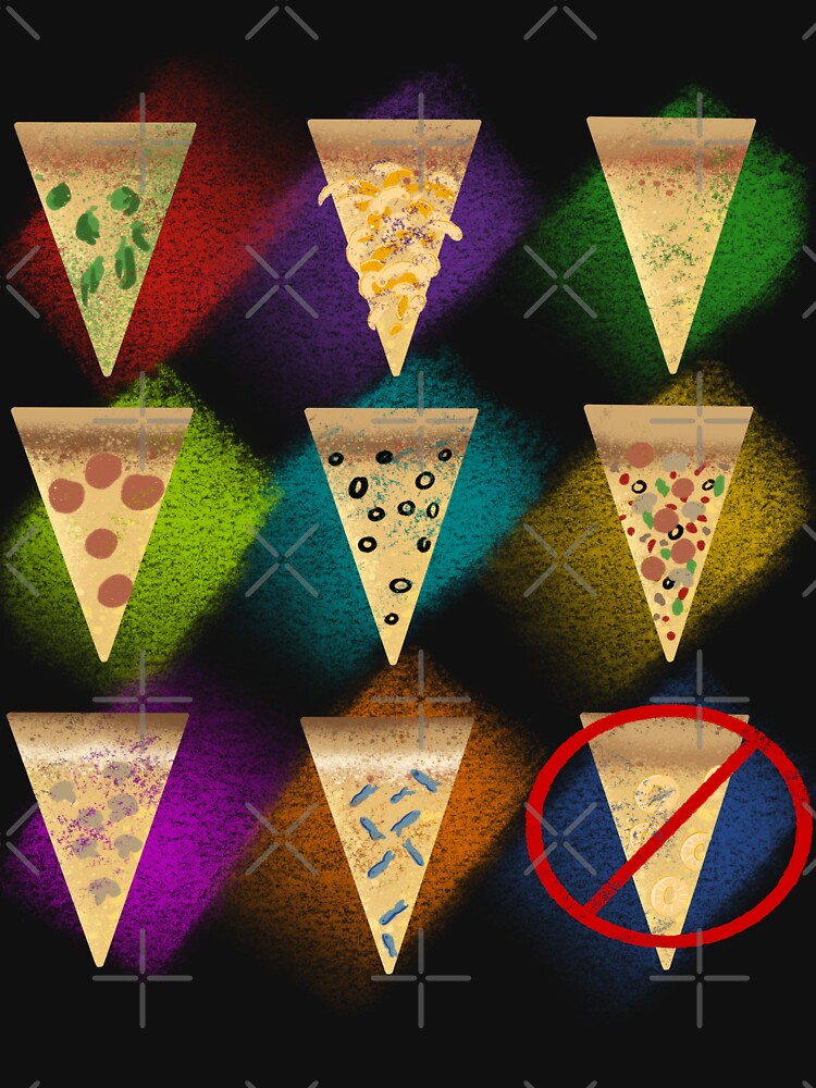 Pizza Slice Spotlight - Dramatic Ranking Debate Art by TheArtOfTreble